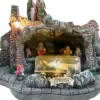 LuVille Efteling kersthuisje huis van Sneeuwwitje met verlichting 23 x 14 x 15 cm