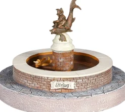 Luville Efteling kersthuisje wensbron 15,5 x 15,5 x 11 cm