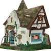 LuVille Efteling kersthuisje huis Roodkapje met verlichting 18 x 15,5 x 17 cm