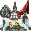 LuVille Efteling kersthuisje van kabouters 19 x 16 x 17 cm