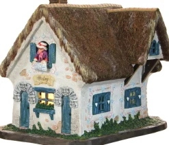 LuVille Efteling kersthuisje van Vrouw Holle 19 x 14 x 16 cm