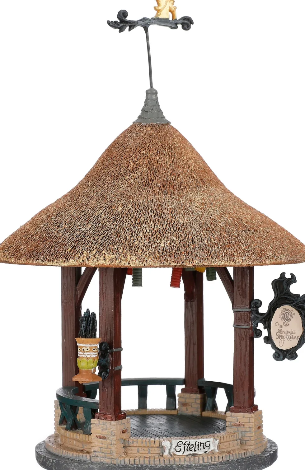Luville Efteling kersthuisje prieel sprookjessprokkelaar 18 x 18 x 26,5 cm