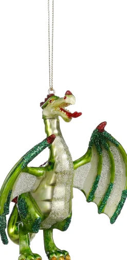 LuVille Efteling kerst ornament De draak 10,5 x 5,5 x 11,5 cm