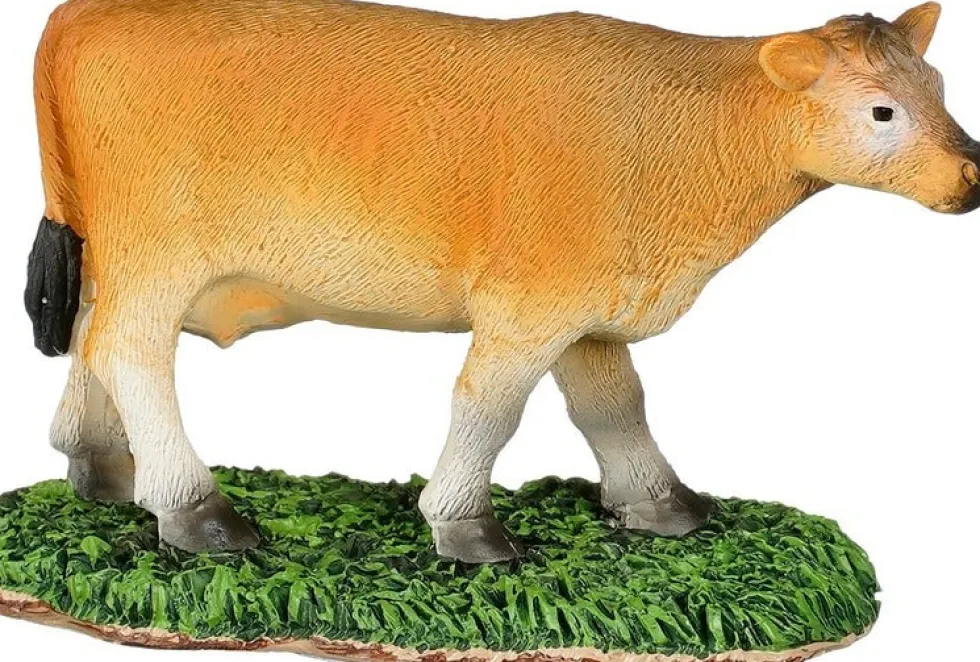 Luville General kerstdorpminiatuur jersey cow (koe) 10 x 4,7 x 6 cm