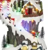 Luville General kerstdorp ski slope scene (ski-berg) 20,5 x 21 x 43 cm