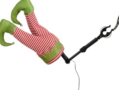 Luville kerstboomdecoratie kerst elf benen bewegend 17 x 13 x 35 cm