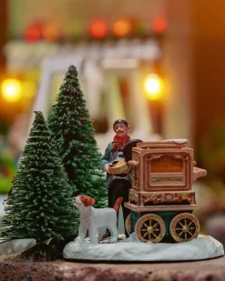 Luville kerstdorpminiatuur bomen 40 x 30 x 12 cm 21 stuks