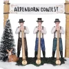 LuVille kerstdorpminiatuur Alpenhoorn contest 12,5 x 8,5 x 11 cm