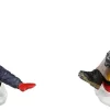 Luville kerstdorpminiatuur snow tubing (glijden op band) 5 x 5,5 x 4,5 cm 2-delig