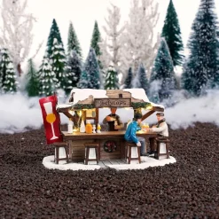 Luville kerstdorpminiatuur Schnaps Market (kraam) 16 x 7,5 x 9 cm