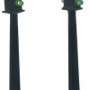 LuVille kerstdorpminiatuur stoplicht 2 stuks H 9 cm