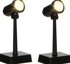 Luville kerstdorp verlichting 3 x 2 cm 2 stuks