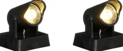 Luville kerstdorp verlichting 4 x 3,7 x 4 cm 2 stuks