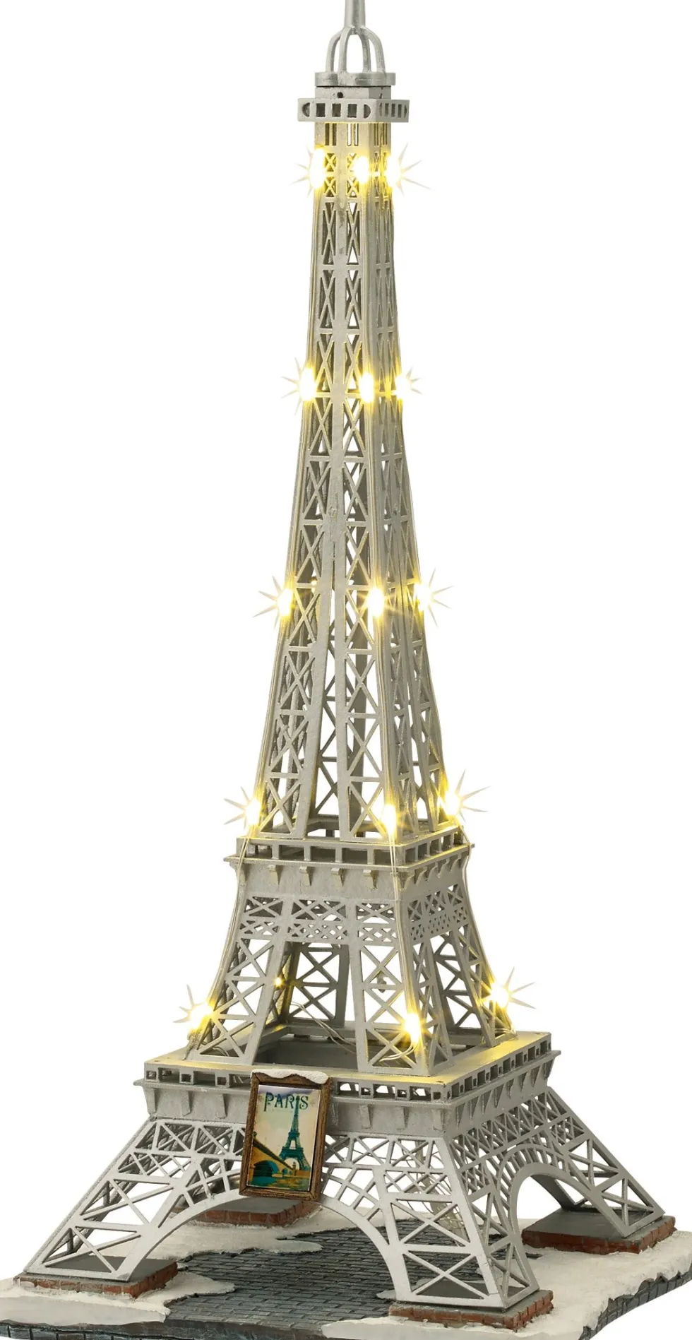 Luville kersthuisje Eiffel Tower 15,5 x 14 x 32 cm