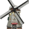 LuVille kersthuisje Hollandse molen 15,5 x 13 x 22,5 cm