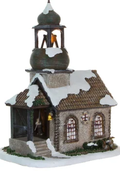 LuVille kersthuisje kerk 25 x 17,5 x 31 cm