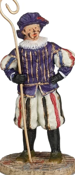 Luville Molendam kerstdorpminiatuur hoofdpiet 3,5 x 2,5 x 8 cm