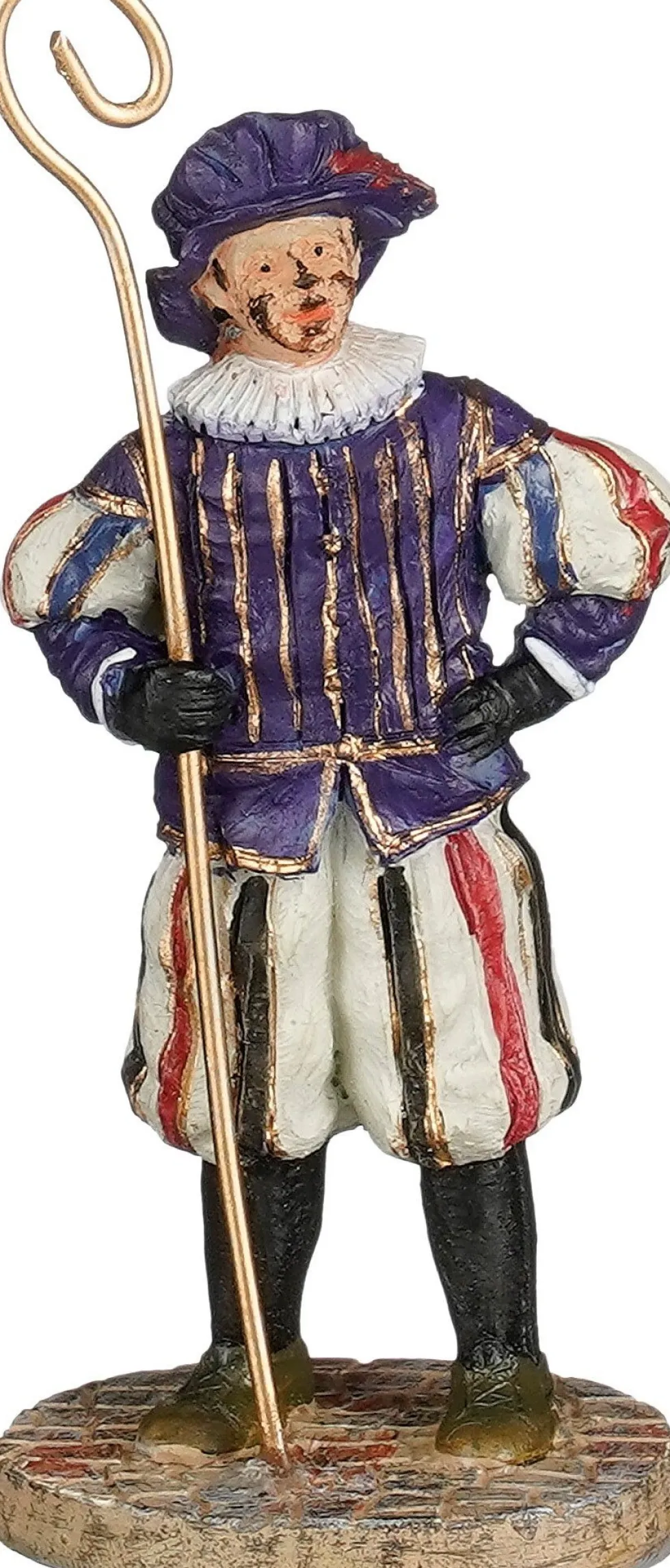 Luville Molendam kerstdorpminiatuur hoofdpiet 3,5 x 2,5 x 8 cm