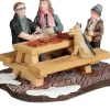 Luville Molendam kerstdorpminiatuur sjoelen 9,5 x 6,5 x 5,5 cm