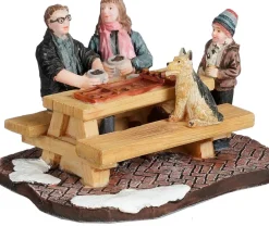 Luville Molendam kerstdorpminiatuur sjoelen 9,5 x 6,5 x 5,5 cm