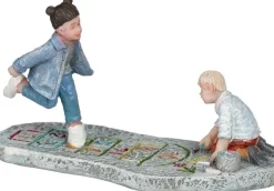 Luville Molendam kerstdorpminiatuur hopscotch (hinkelbaan) 8 x 3,5 x 4,5 cm
