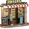 Luville Molendam kerstdorpminiatuur snack shop (snackwinkel) 12 x 5,5 x 10 cm