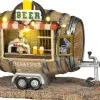 Luville Molendam kerstdorpminiatuur foodtruck bier 15,5 x 9 x 12 cm