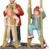 Luville Molendam kerstdorpminiatuur walking on stilts (steltlopen) 6,5 x 3,8 x 7 cm