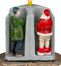 Luville Molendam kerstdorpminiatuur public toilet (publiek toilet) 8,5 x 6 x 8,5 cm