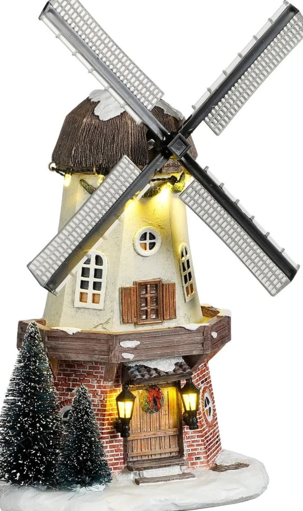Luville Molendam kersthuisje windmill (windmolen) 15,5 x 8 x 27 cm