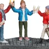 Luville Sledgeholm kerstdorpminiatuur happy new year (nieuwjaarsborrel) 12 x 5 x 8,5 cm