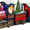 Luville Specials kerstdorp christmas train (kersttrein) 38 x 8,5 x 17,5 cm