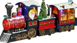 Luville Specials kerstdorp christmas train (kersttrein) 38 x 8,5 x 17,5 cm