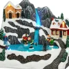 Luville Specials kerstdorp ice skating scenery (schaatsen bergdorp) 23 x 17 x 18 cm