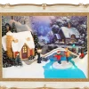 Luville Specials kerstdorp winterframe (winters schilderij) 24,5 x 10,5 x 20 cm