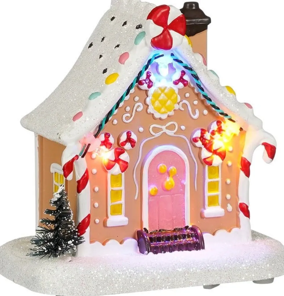 Luville Specials kersthuisje cake house (cake huisje) 10,5 x 7 x 10,5 cm