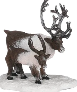 LuVille Zoo kerstdorpminiatuur rendieren 7 x 5,5 x 7 cm