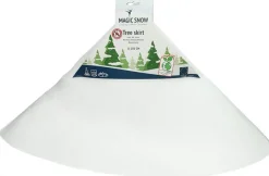 Magic Snow kerstboomrok wit D 100 cm