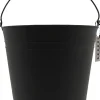 Maison Maison plantenemmer zwart D 17 H 18 cm