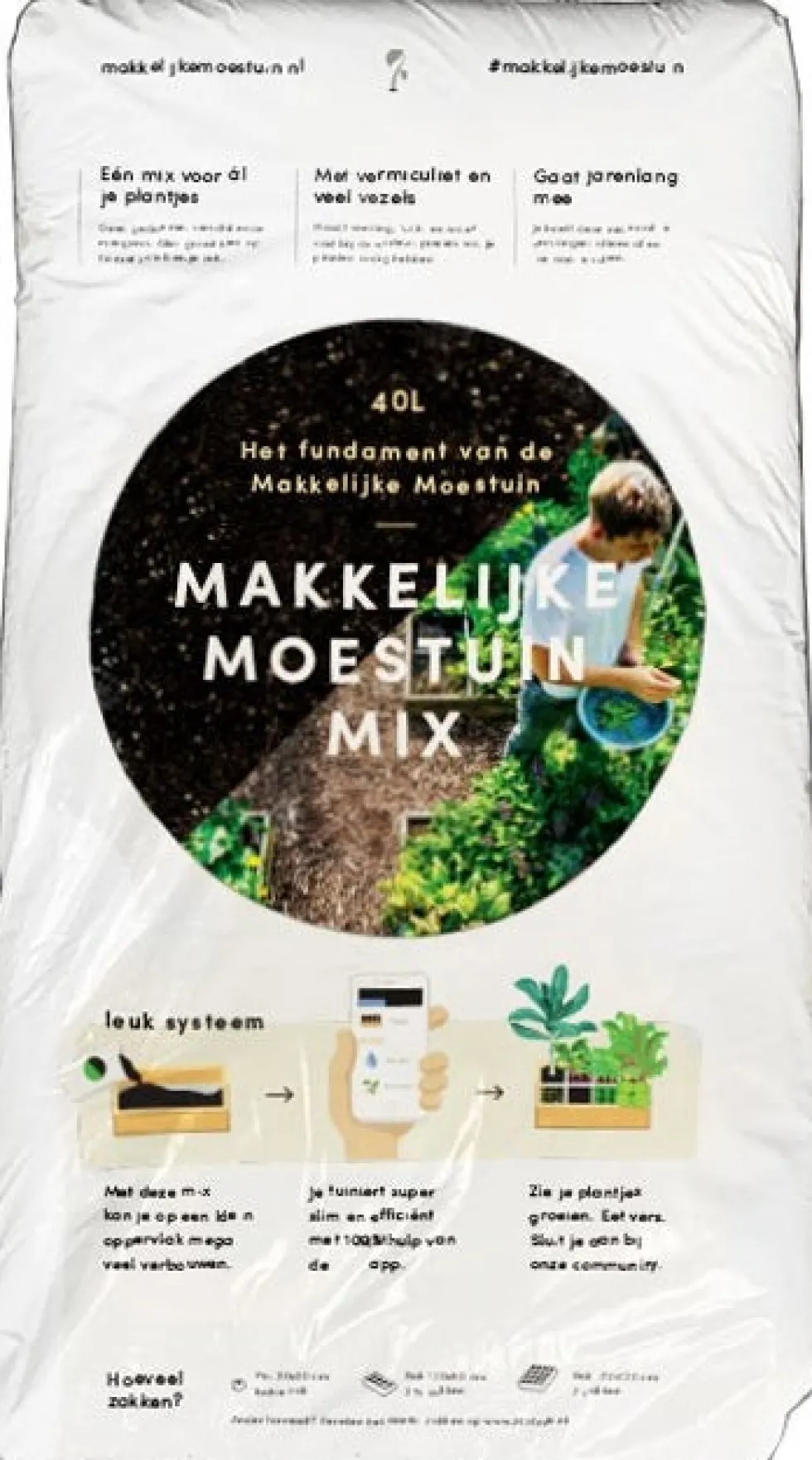 Makkelijke Moestuin mix 40 L