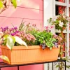 Mega Collections balkonbak Floreira terracotta 40 x 19 x 17 cm