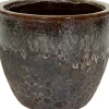 Mega Collections bloempot Antique 2 Tone bruin D 30 H 24 cm