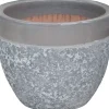Mega Collections bloempot Antique grijs D 48 H 41 cm