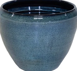 Mega Collections bloempot Bohemian blauw D 42 H 35,5 cm
