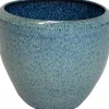 Mega Collections bloempot Bohemian blauw / groen D 42 H 35,5 cm