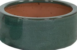 Mega Collections bloempot Bowl groen D 38 H 20 cm