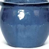 Mega Collections bloempot Delta blauw D 38 H 31 cm