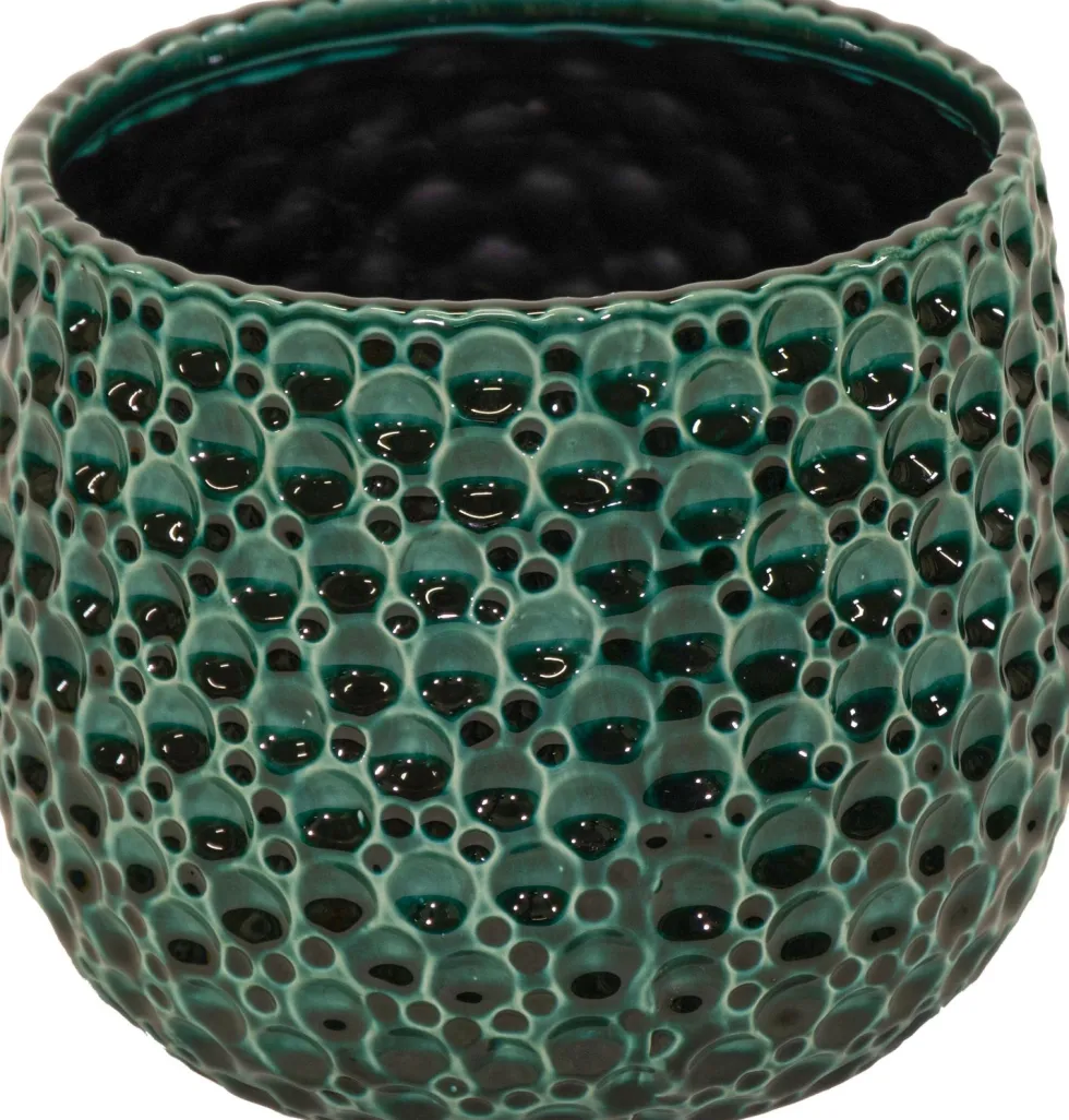 Mega Collections bloempot Drops blauw D 21 H 17 cm