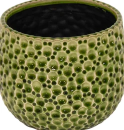 Mega Collections bloempot Drops groen D 17 H 15 cm