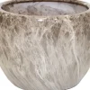 Mega Collections bloempot Emperor bruin D 28 H 24 cm